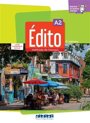 کتاب فرانسه Edito A2 – Edition 2022 – Livre + Cahier + MP3