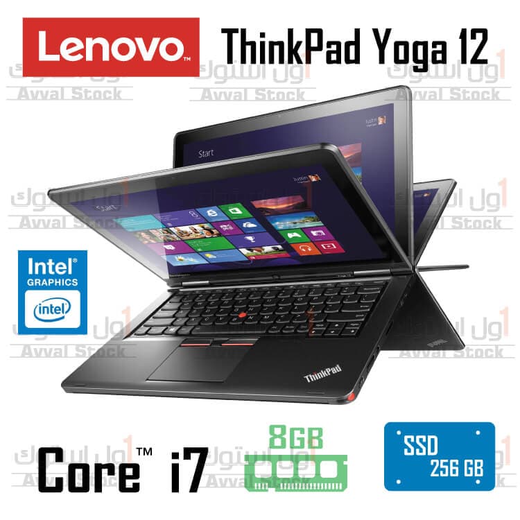لپ تاپ استوک لنوو ThinkPad Yoga صفحه لمسی دارای قلم