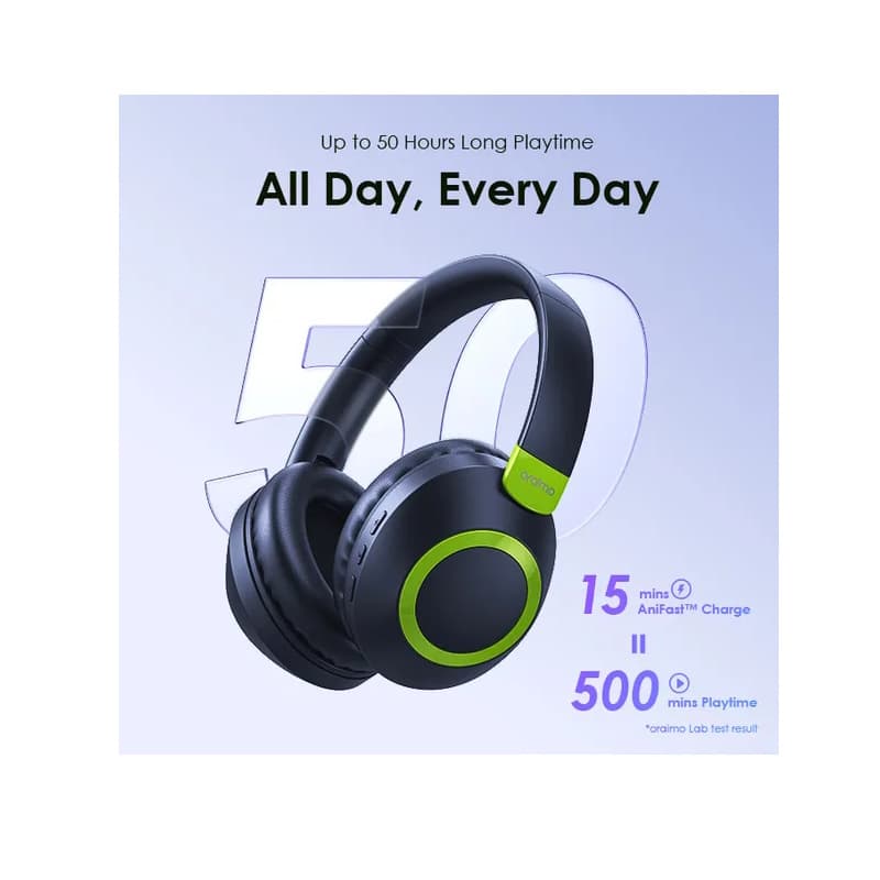 هدفون بیسیم ORAIMO BOOM POP 2 (اصلی)+گارانتی 18 ماهه✅ — تصویر ۵