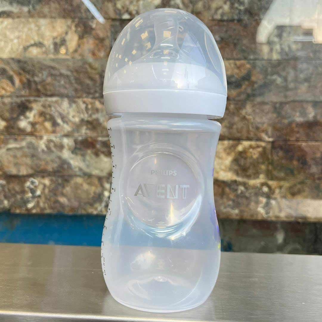 شیشه شیر اونت ۲۶۰ میل طرحدار نچرال Philips Avent طرح اسب آبی — تصویر ۳