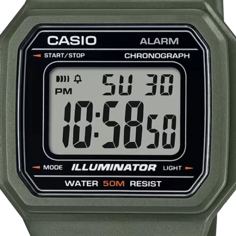 ساعت مچی کاسیو مدل W-217H-3AVDF — تصویر ۳