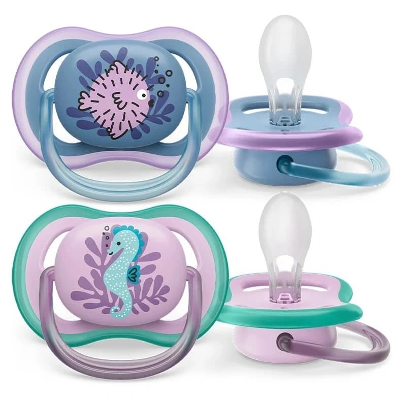 پستانک 2 عددی 18-۶ ماه فیلیپس اونت Philips Avent ماهی، اسب دریایی