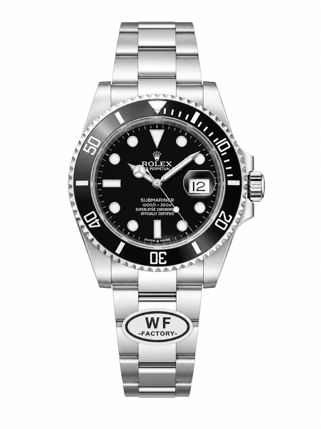 ساعت مچی رولکس ساب‌مارینر | Rolex Submariner | نقره ای صفحه مشکی مستر کوالیتی