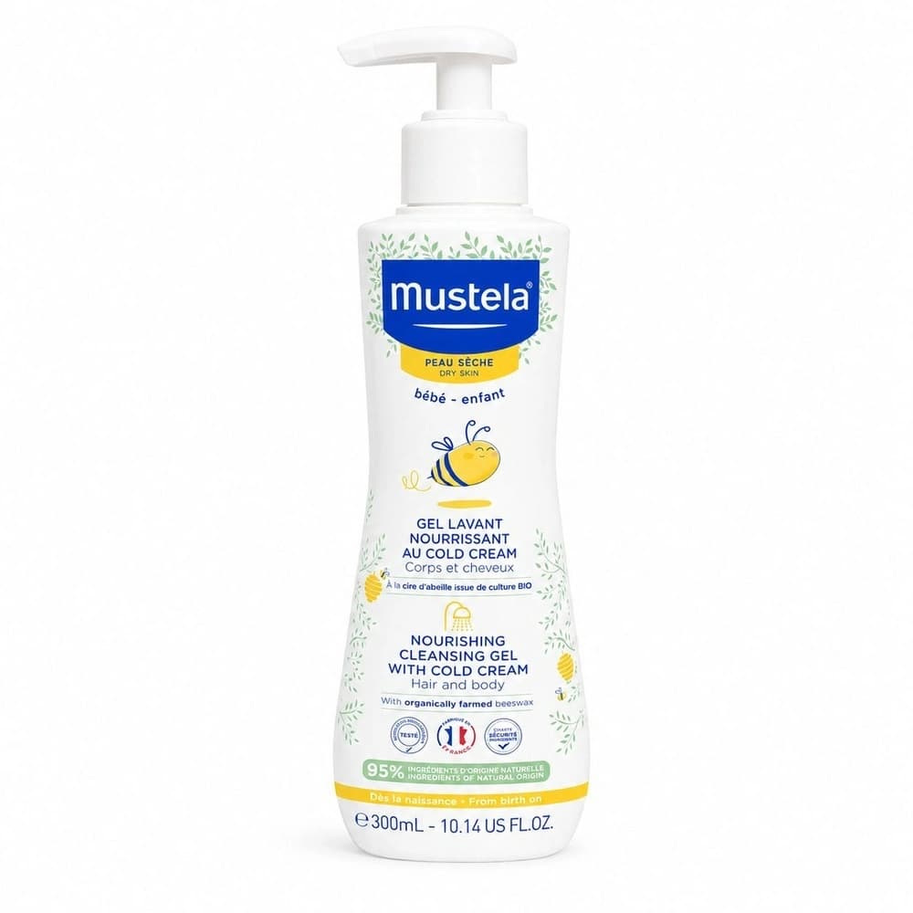 شامپو سر و بدن موستلا Mustela کلدکرم پوست خشک ماستلا 300 میل
