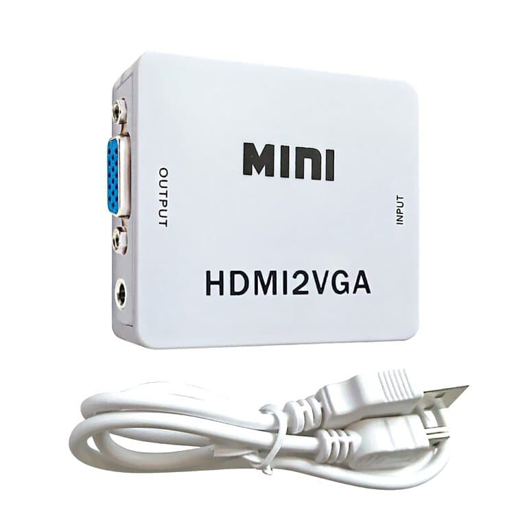 تبدیل با پاور HDMI TO VGA پک آبی — تصویر ۴