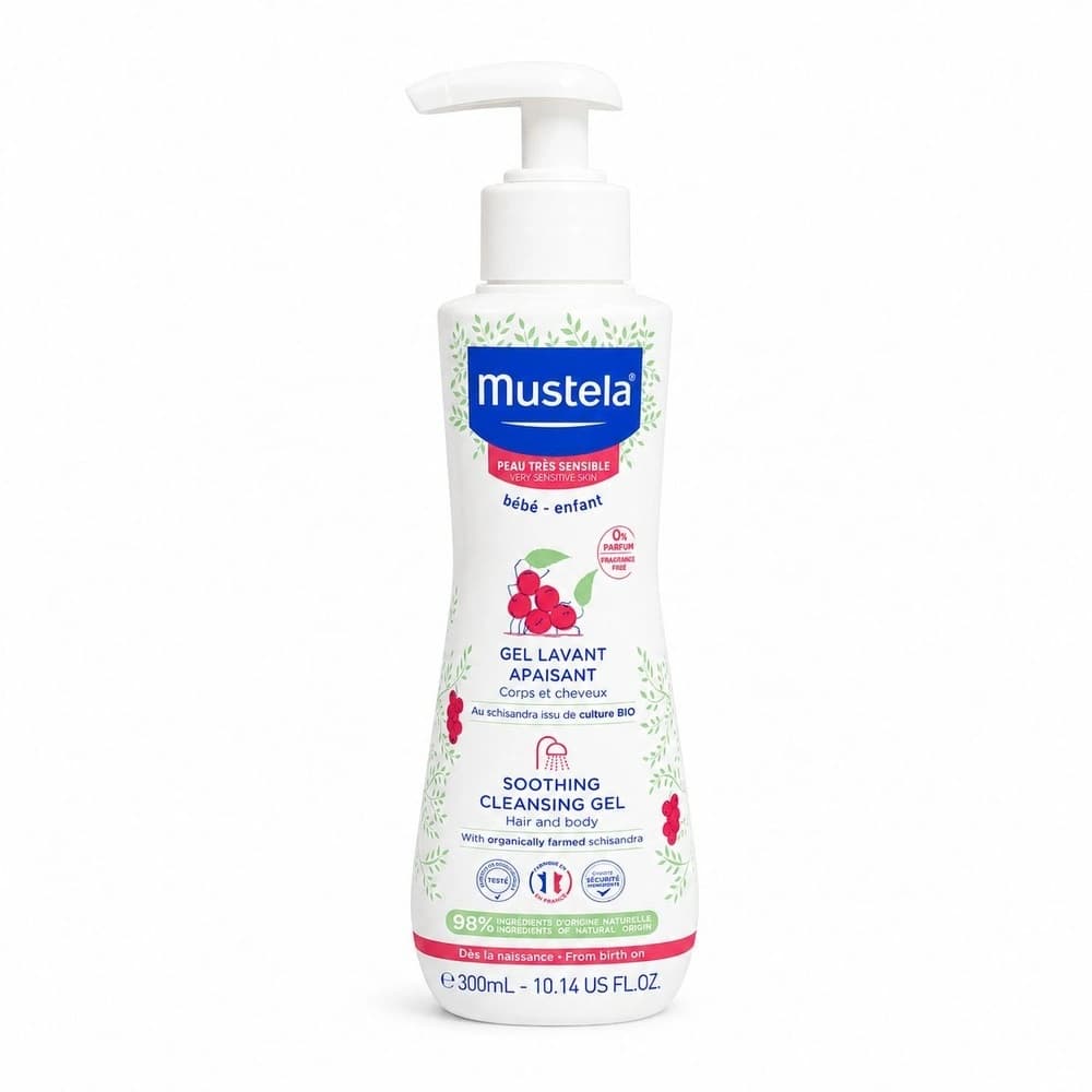 شامپو سر و بدن سوتینگ پوست های خیلی حساس موستلا Mustela ماستلا