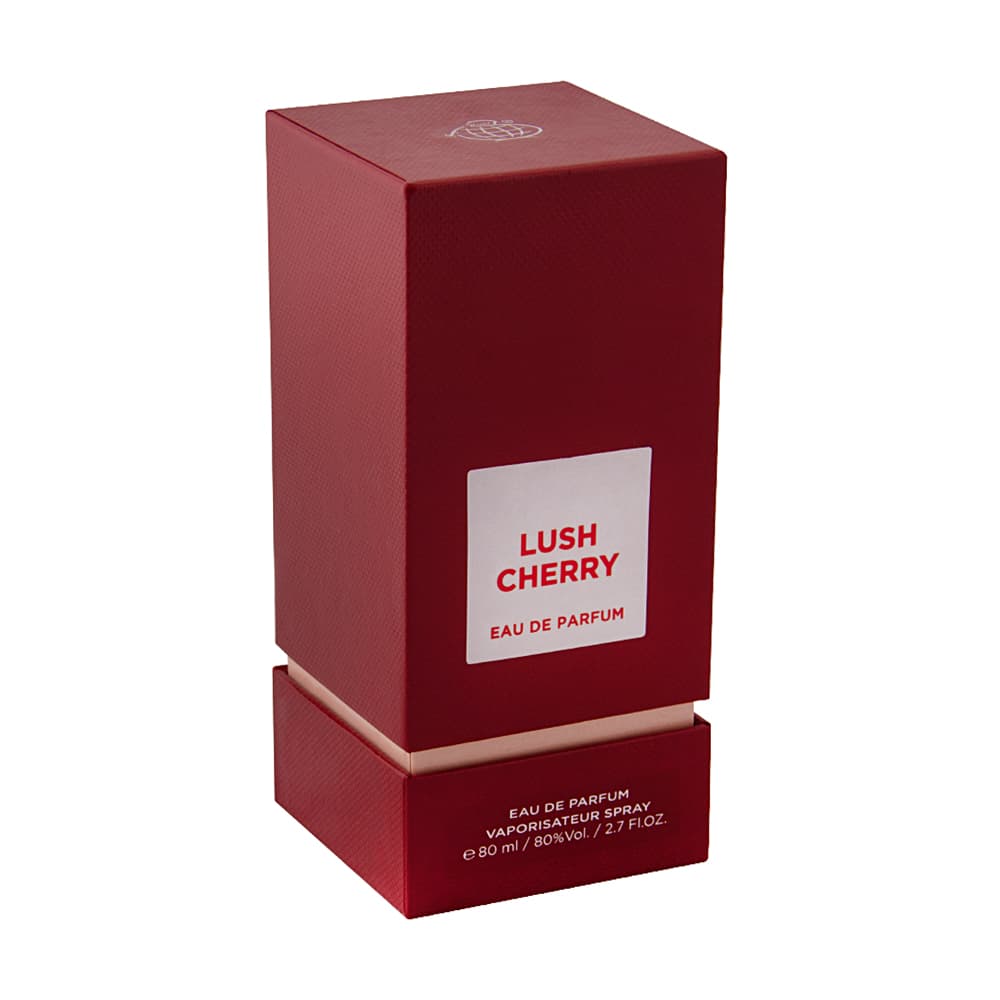 ادوپرفیوم زنانه LUSH CHERRY فراگرنس ورد Fragrance World حجم 100 میلی لیتر — تصویر ۲