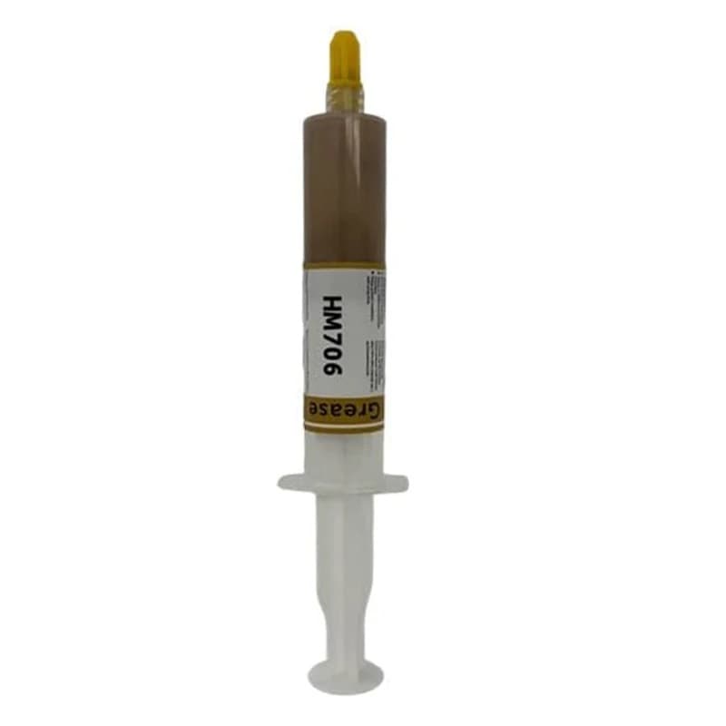 خمیر سیلیکون سرنگی طلایی مدل HM706 — تصویر ۲