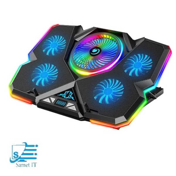 پایه خنک کننده لپتاپ مدل کول کلد (COOLCOLD) K44 RGB