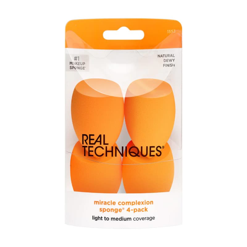 پد آرایشی 4 عددی Miracle Complexion ریل تکنیک REAL TECHNIQUES