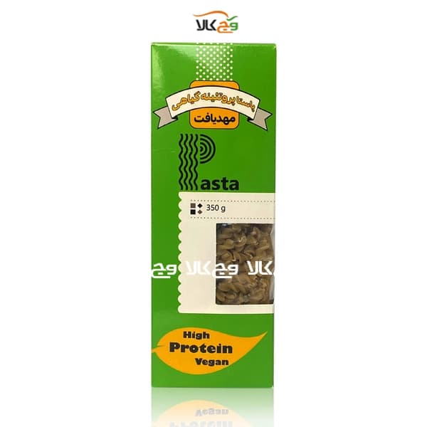 پاستا پروتئینه گیاهی وگان پیچی مدیاف – 350 گرمی