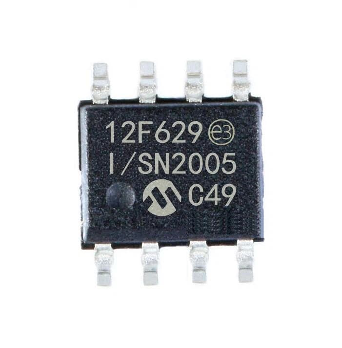 SMD آی سی میکرو کنترلر PIC 12F629T-I/SN پکیج SO8
