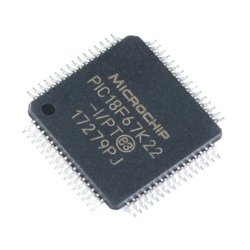 SMD آی سی میکرو کنترلر PIC 18F67K22 پکیج TQFP64 — تصویر ۲