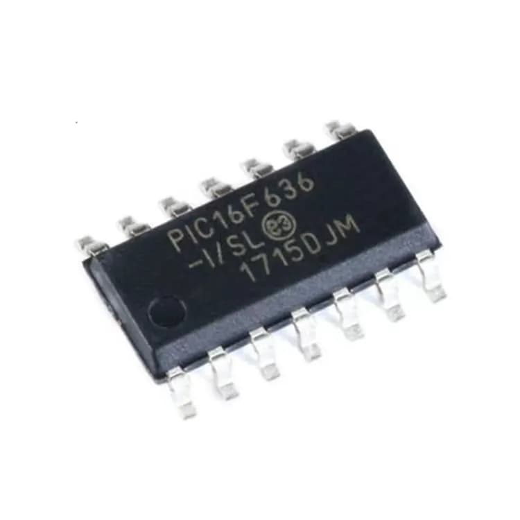 SMD آی سی میکرو کنترلر PIC16F636 پکیج SO14 — تصویر ۲