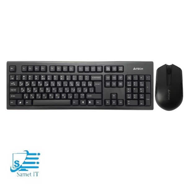 کیبورد و ماوس بی سیم ایفورتک (A4TECH) مدل 3100N