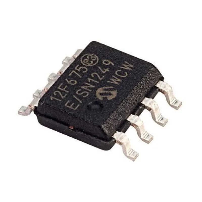 SMD آی سی میکرو کنترلر PIC12F675 پکیج SO8