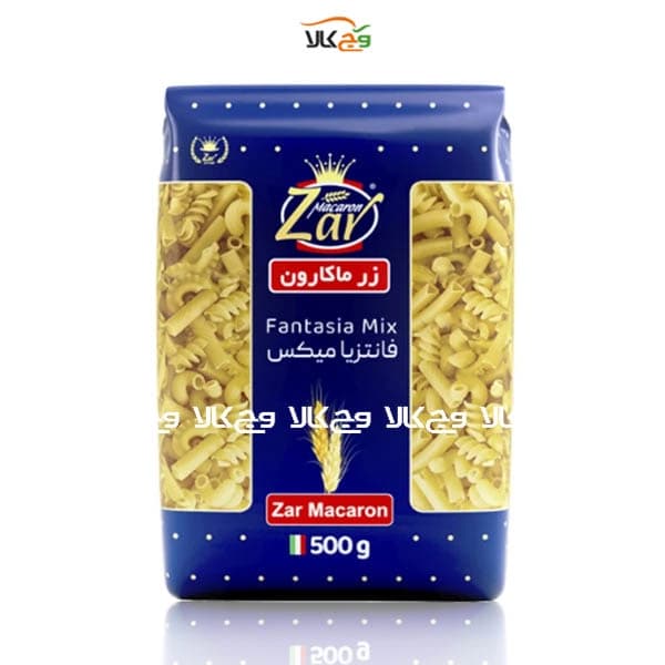 ماکارونی فانتزیا میکس زر ماکارون – 500 گرمی