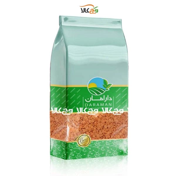 دال عدس ارگانیک دارامان – 900 گرمی