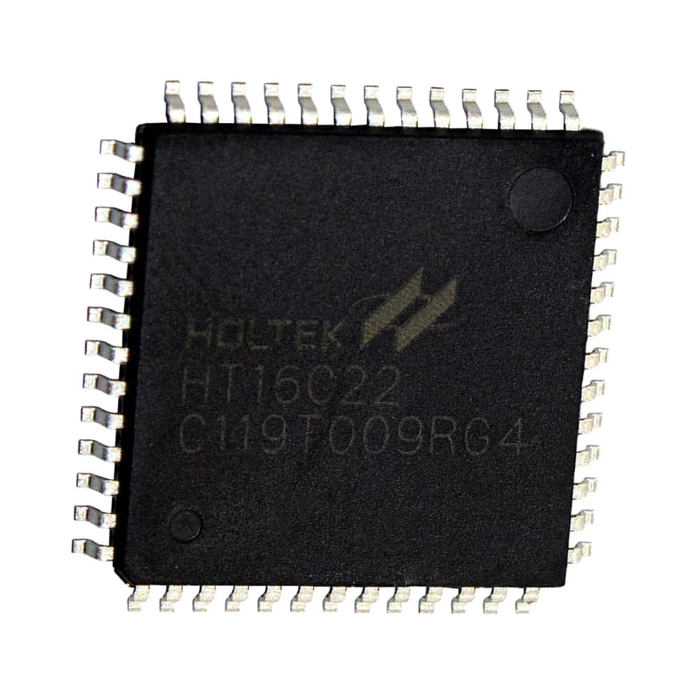 SMD آی سی LCD درایور HOLTEK HT16C22 پکیج LQFP52