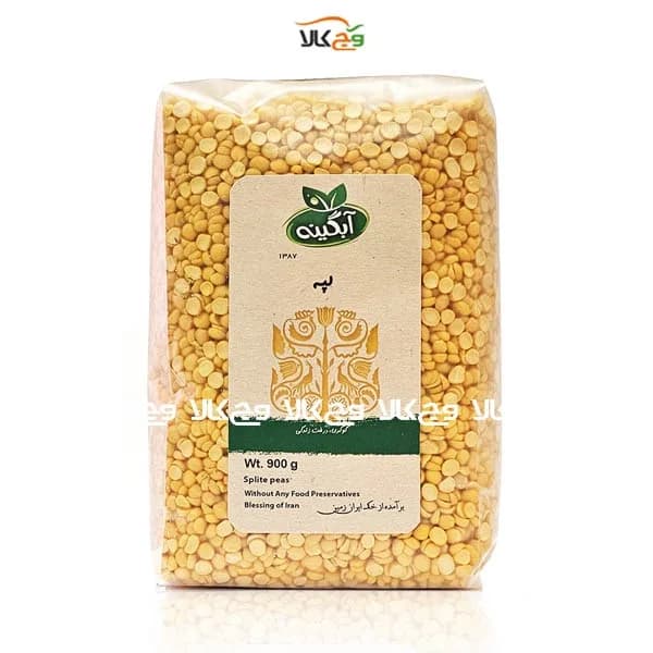 لپه ارگانیک آبگینه – 900 گرمی