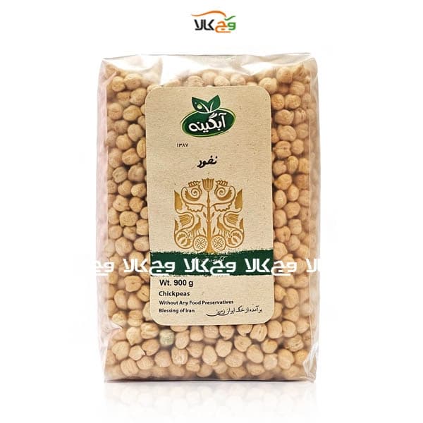 نخود زرد ارگانیک آبگینه – 900 گرمی