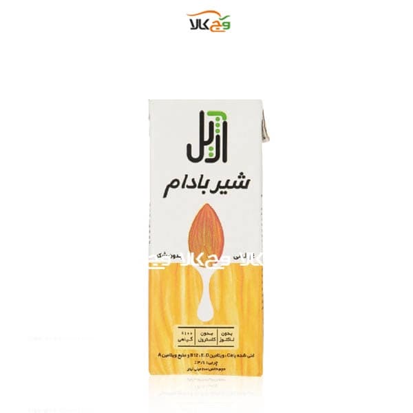 شیر بادام گیاهی بدون قند آژیل – 200 میلی لیتر — تصویر ۲