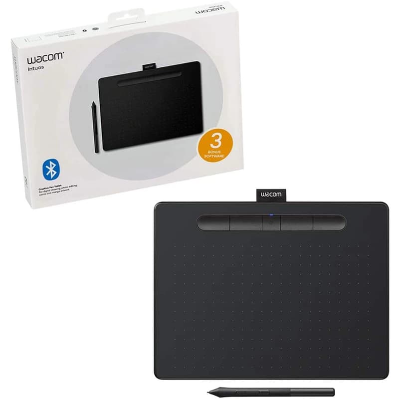 قلم نوری اینتوس مدیوم بلوتوث وکام Wacom Intuos Medium CTL-6100W — تصویر ۸