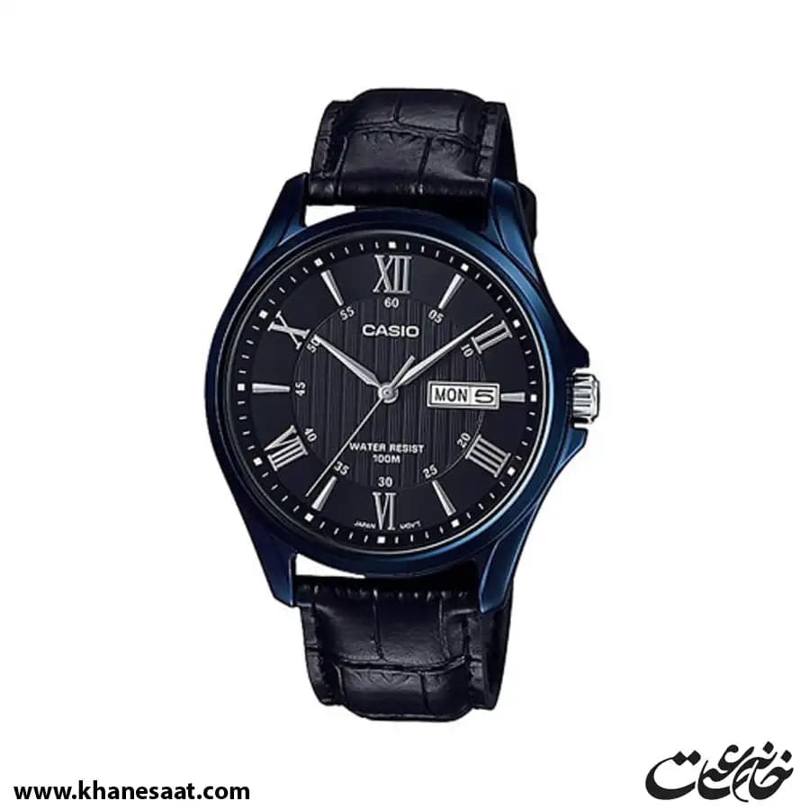 ساعت مچی مردانه کاسیو اصل مدل MTP-1384BUL-1A — تصویر ۴