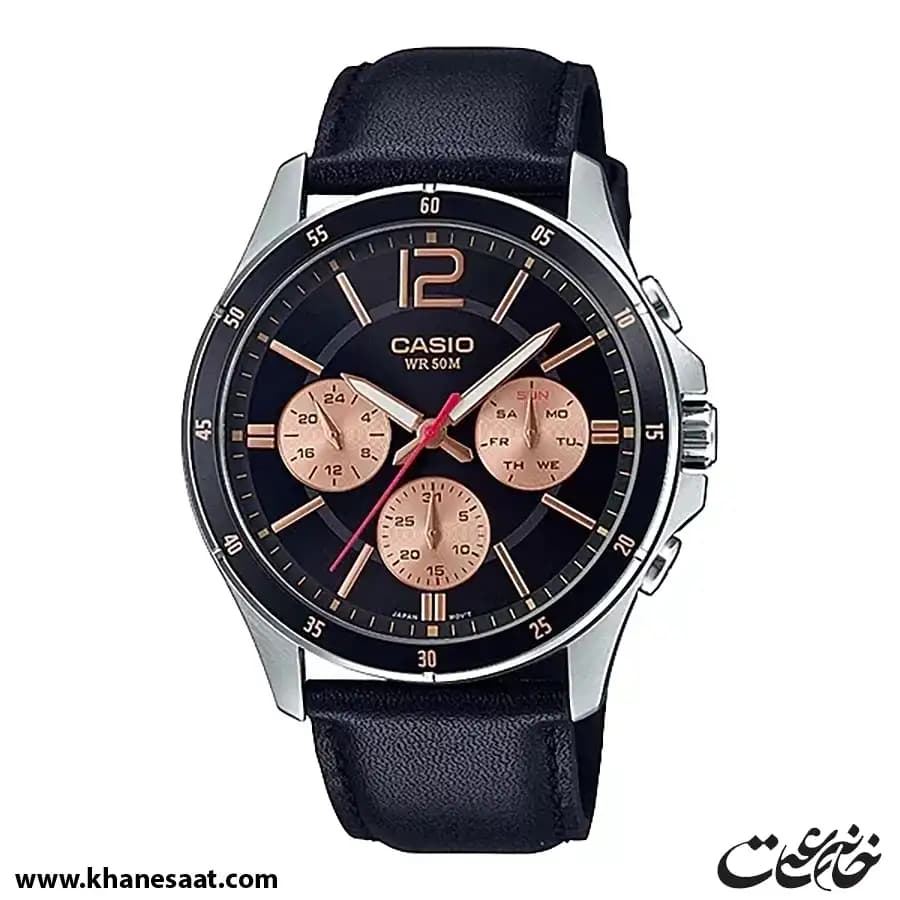 ساعت مچی مردانه کاسیو اصل مدل MTP-1374L-1A2 — تصویر ۲