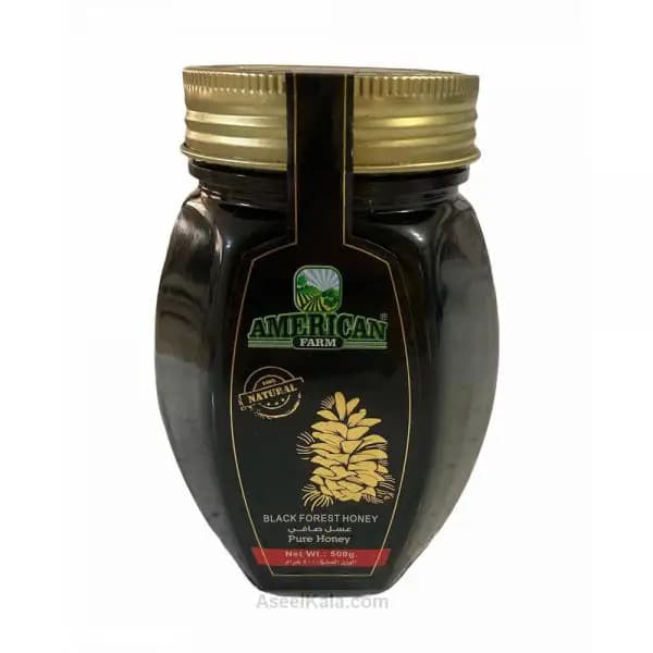 عسل سیاه طبیعی آمریکن فارم وزن 500 گرم – American Farm