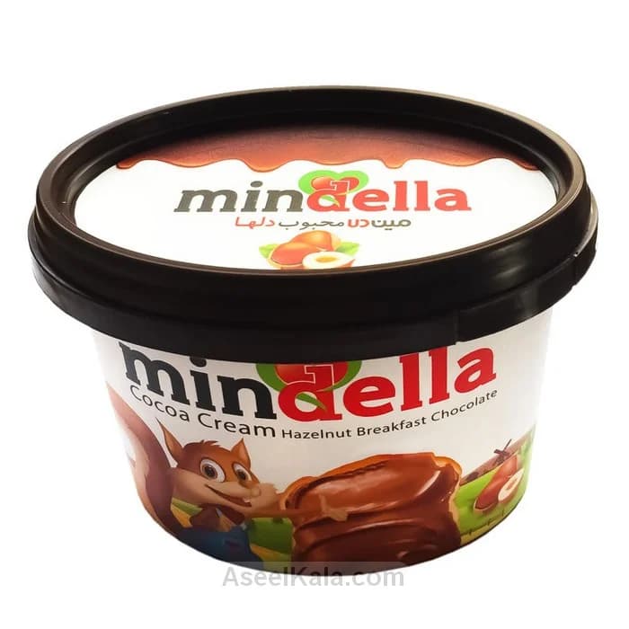 کرم کاکائو فندقی مین دلا Mindella وزن 200 گرم