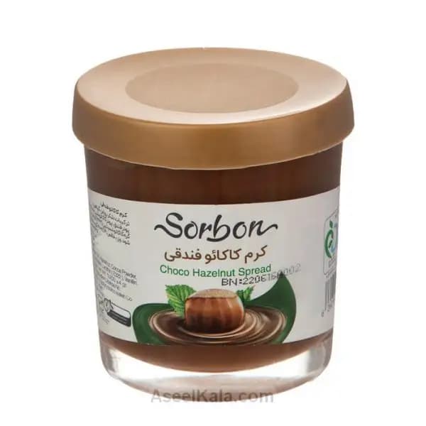 کرم کاکائو سوربن Sorbon فندقی وزن 200 گرم
