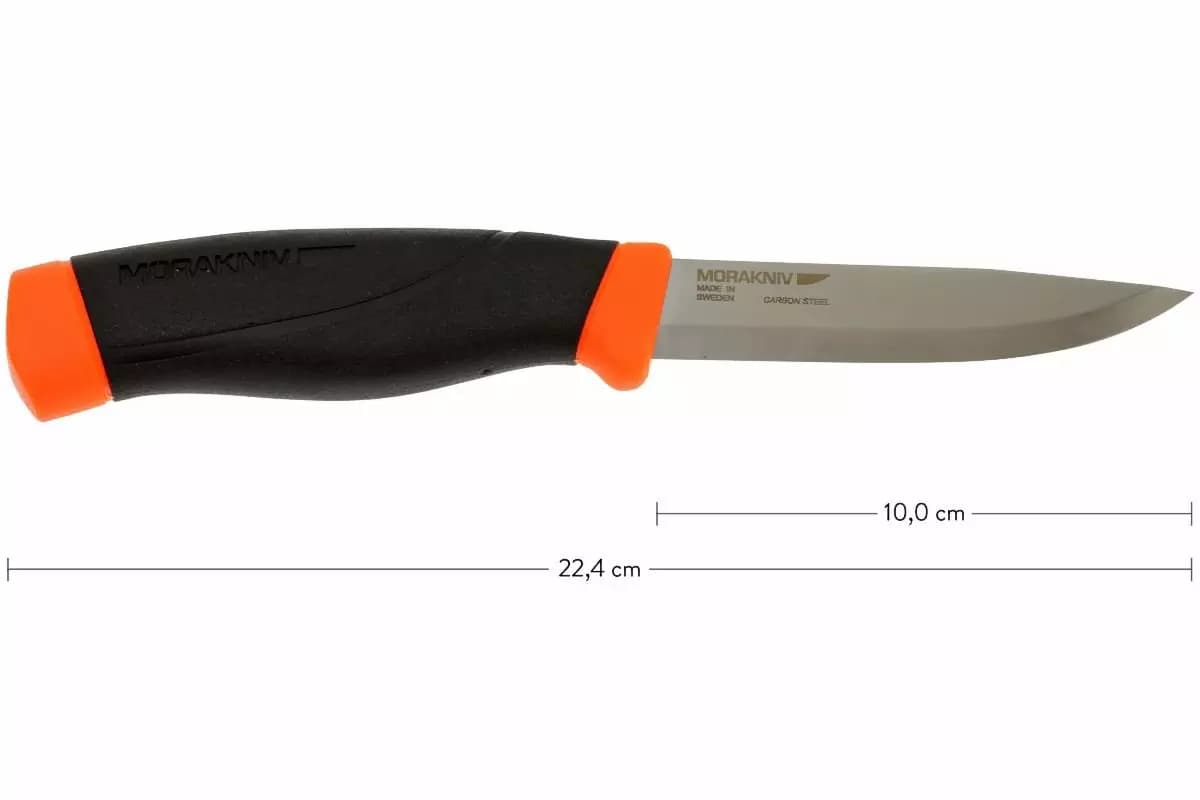 کارد موراکنیو کامپنیون هوی دیوتی کربن Morakniv Companion HeavyDuty™ (C) – Orange — تصویر ۳