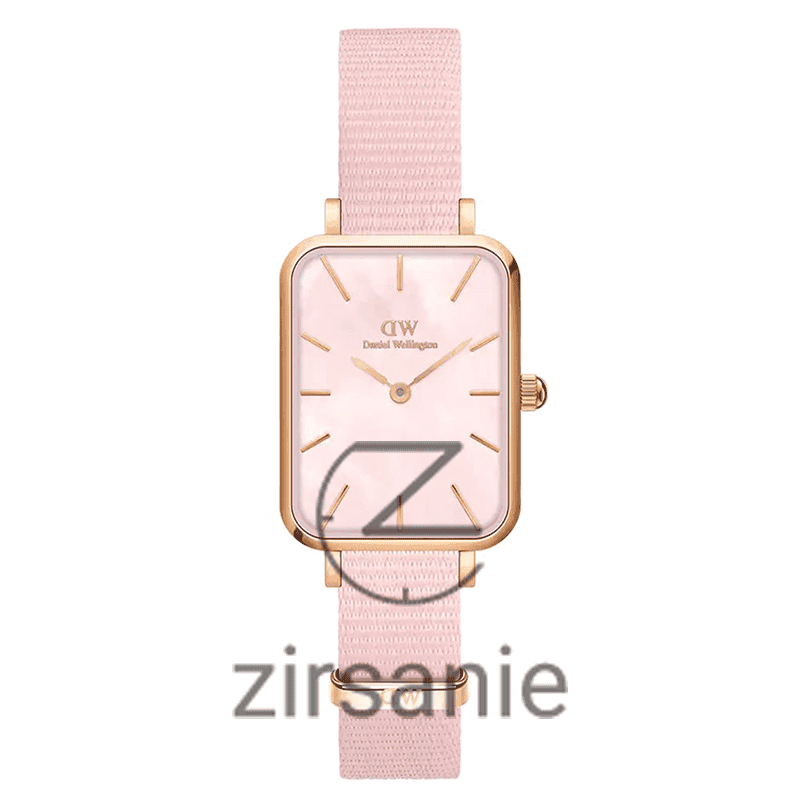 ساعت مچی زنانه دنیل ولینگتون Daniel Wellington Canvas Rosegold Pink Shells