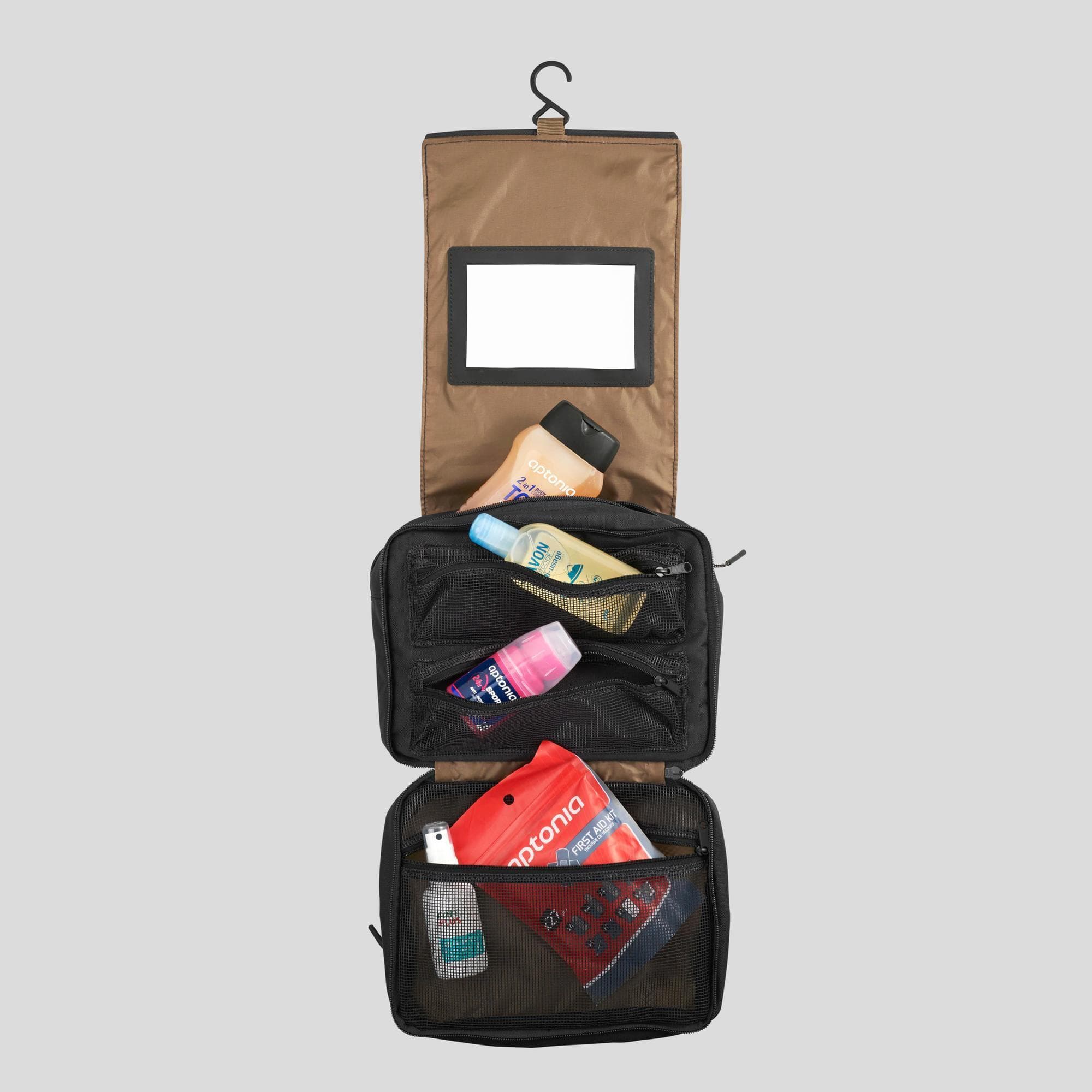 کیف لوازم آرایشی و مسافرتی فورکلاز Forclaz Travel / Cosmetic Bag – Black — تصویر ۲