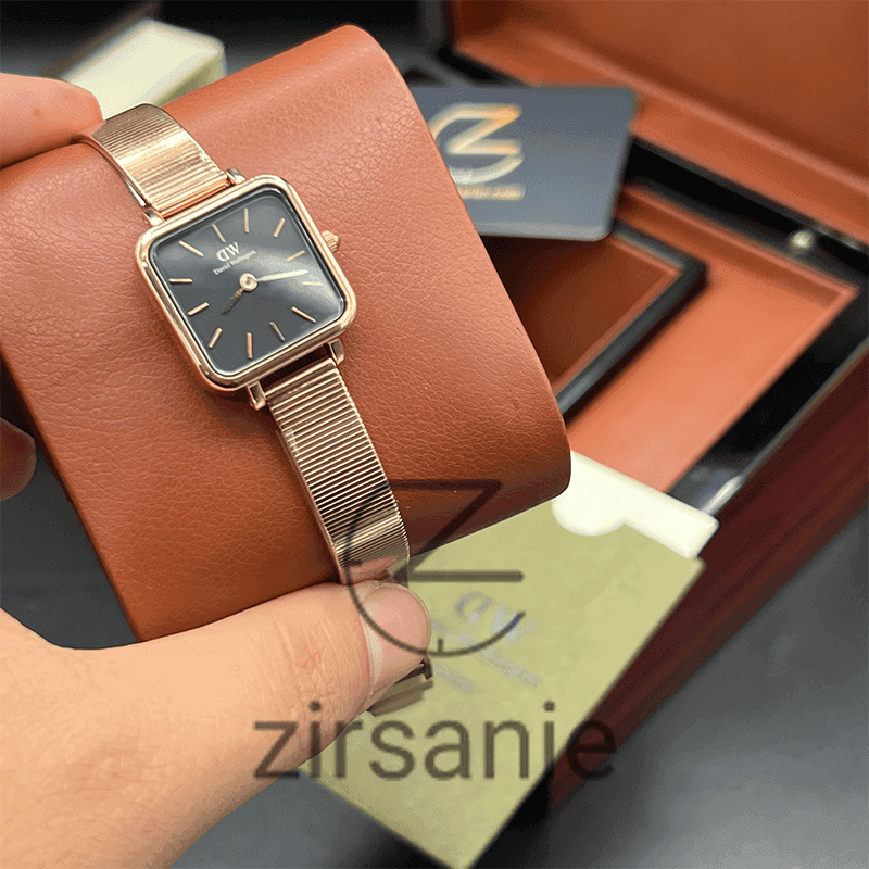 ساعت مچی زنانه دنیل ولینگتون Daniel Wellington Metal Rosegold Black — تصویر ۷