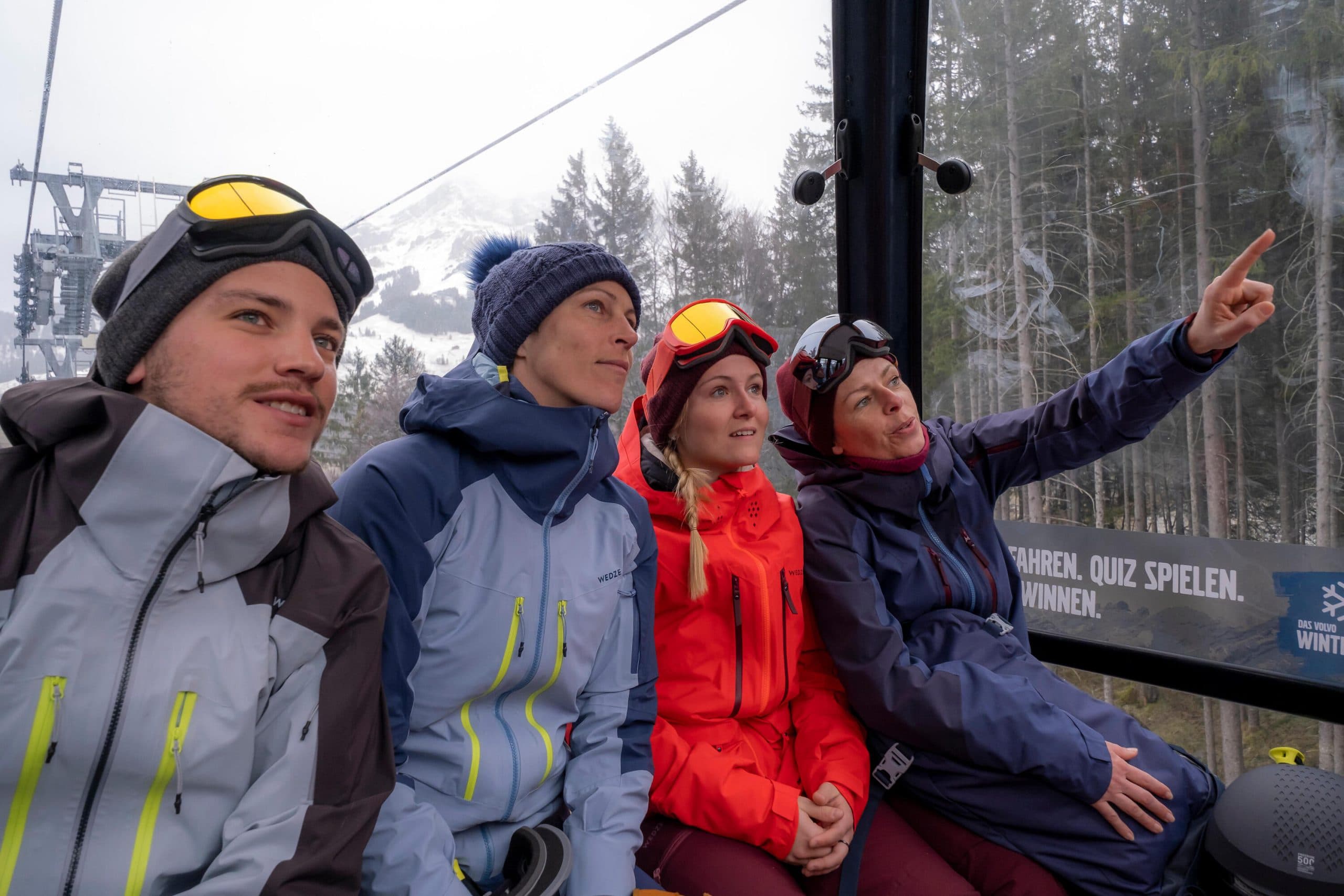 کلاه اسکی زنانه ودزی دکتلون Wedze Women’s Ski Cap – Pink – TORSADES — تصویر ۲