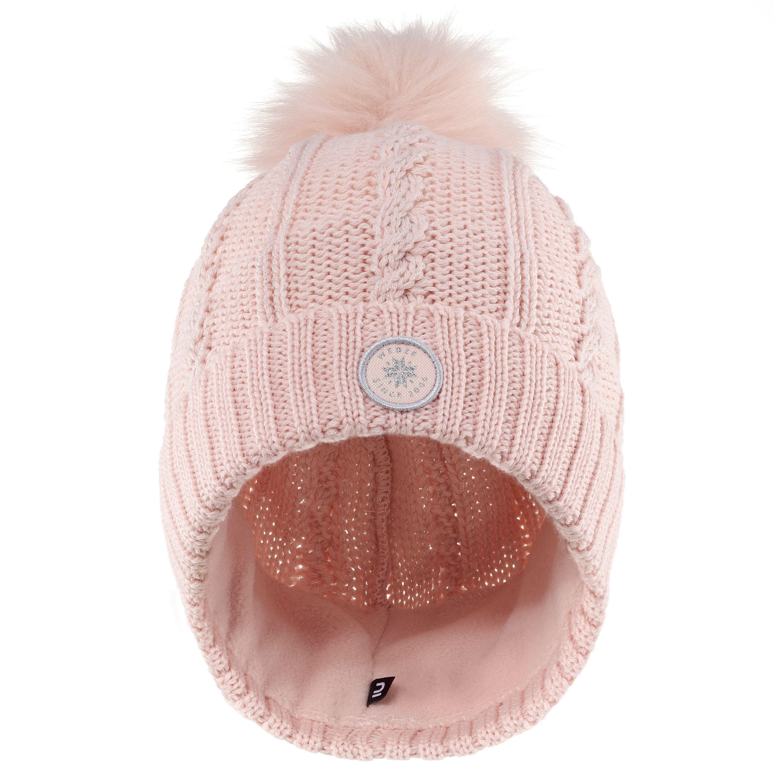 کلاه اسکی زنانه ودزی دکتلون Wedze Women’s Ski Cap – Pink – TORSADES — تصویر ۶