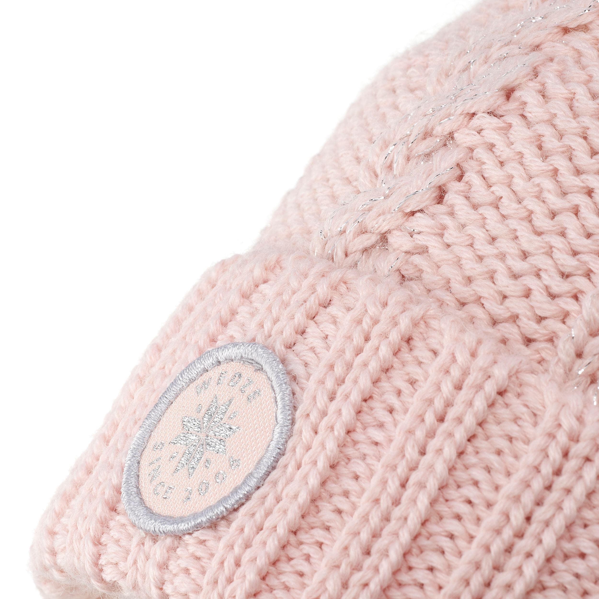 کلاه اسکی زنانه ودزی دکتلون Wedze Women’s Ski Cap – Pink – TORSADES — تصویر ۵