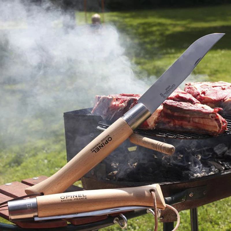 چاقو اپینل غول پیکر شماره 13 استنلس – چوب راش Opinel No.13 Stainless Steel Folding Giant Knife | Beech wood — تصویر ۳
