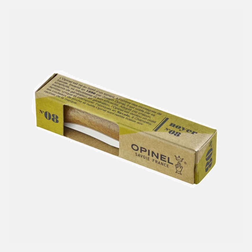 چاقو اپینل 08 استنلس – چوب گردو Opinel No.08 Stainless Steel Folding Knife | Walnut wood — تصویر ۷