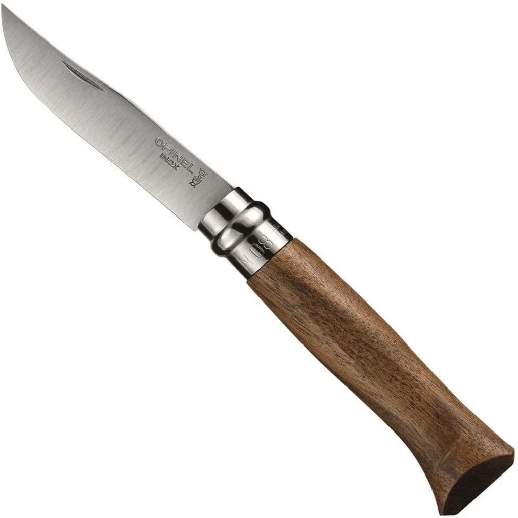 چاقو اپینل 08 استنلس – چوب گردو Opinel No.08 Stainless Steel Folding Knife | Walnut wood