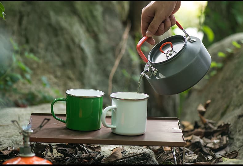 کتری نیچرهایک ۱.45 لیتری NatureHike Travel kettle NH17C020-H 1.45L — تصویر ۳