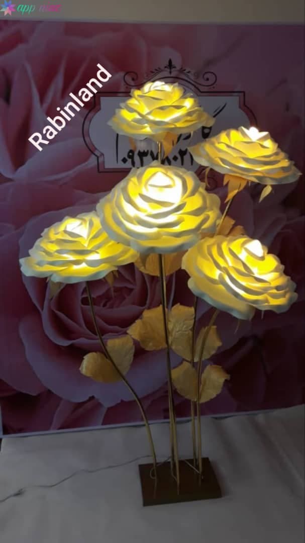 گل پنج شاخه چراغدار