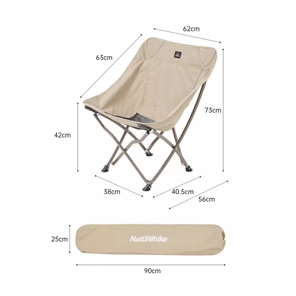 صندلی کمپینگ نیچرهایک Naturehike Stellaluna T02 moon chair – CNK2350JJ010 — تصویر ۴