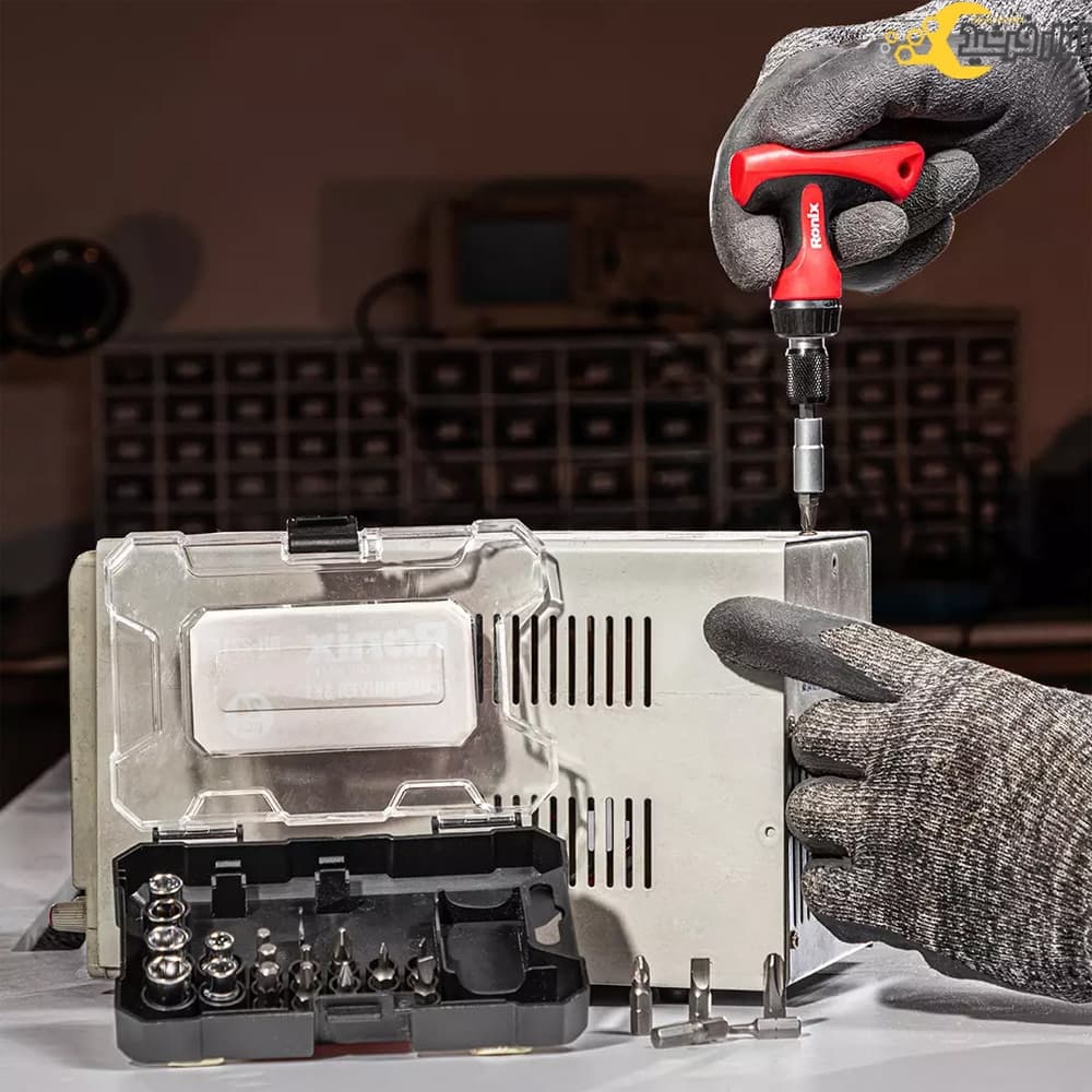 ست پیچ گوشتی و بکس رونیکس مدل RH-2715 — تصویر ۲