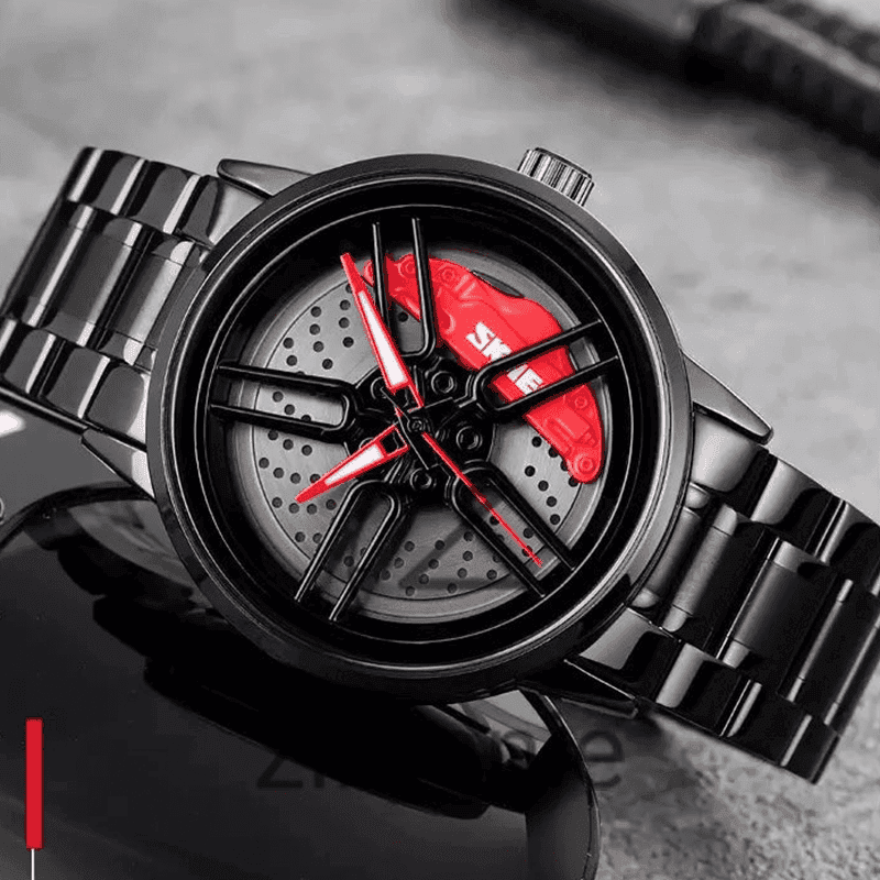 ساعت مچی اورجینال مردانه اسکمی رینگی Skmei 1990 Black R1 — تصویر ۳