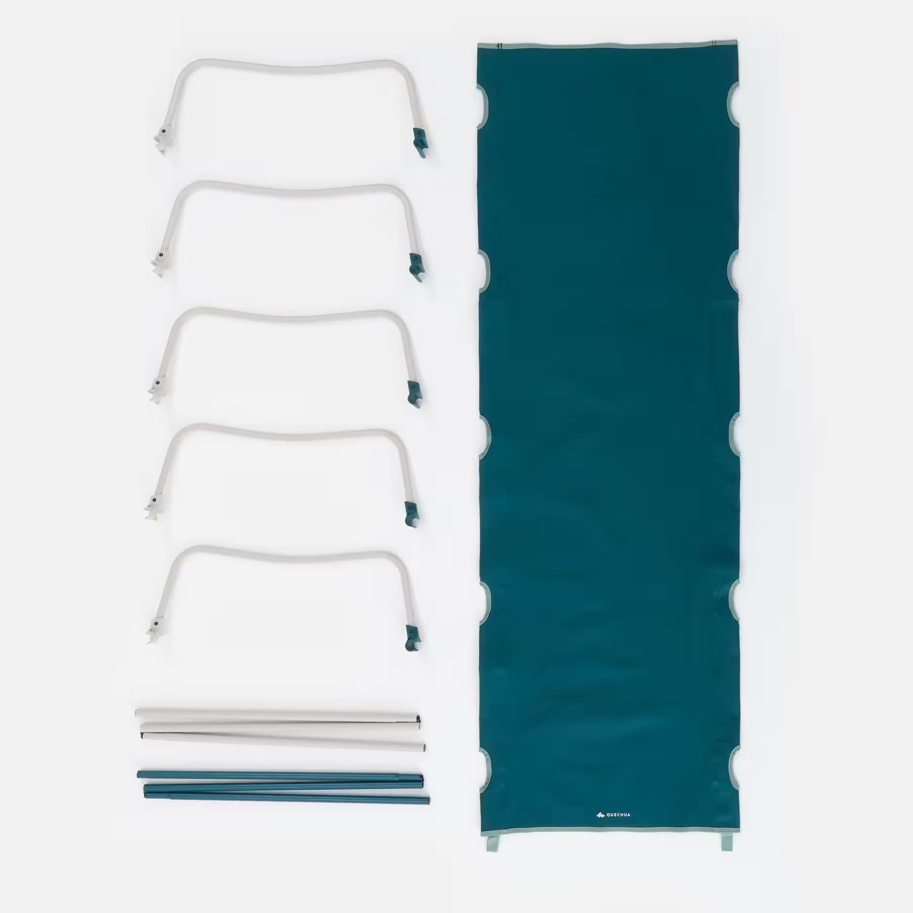 تخت کمپینگ کچوا Quechua Camping Bed – 60 cm – 1 Person – Green – Basic — تصویر ۷