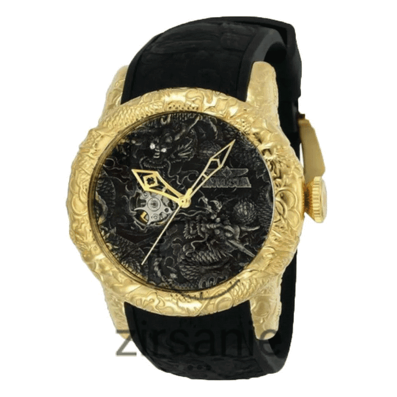 ساعت مچی مردانه اینویکتا اژدها Invicta Dragon Black Gold