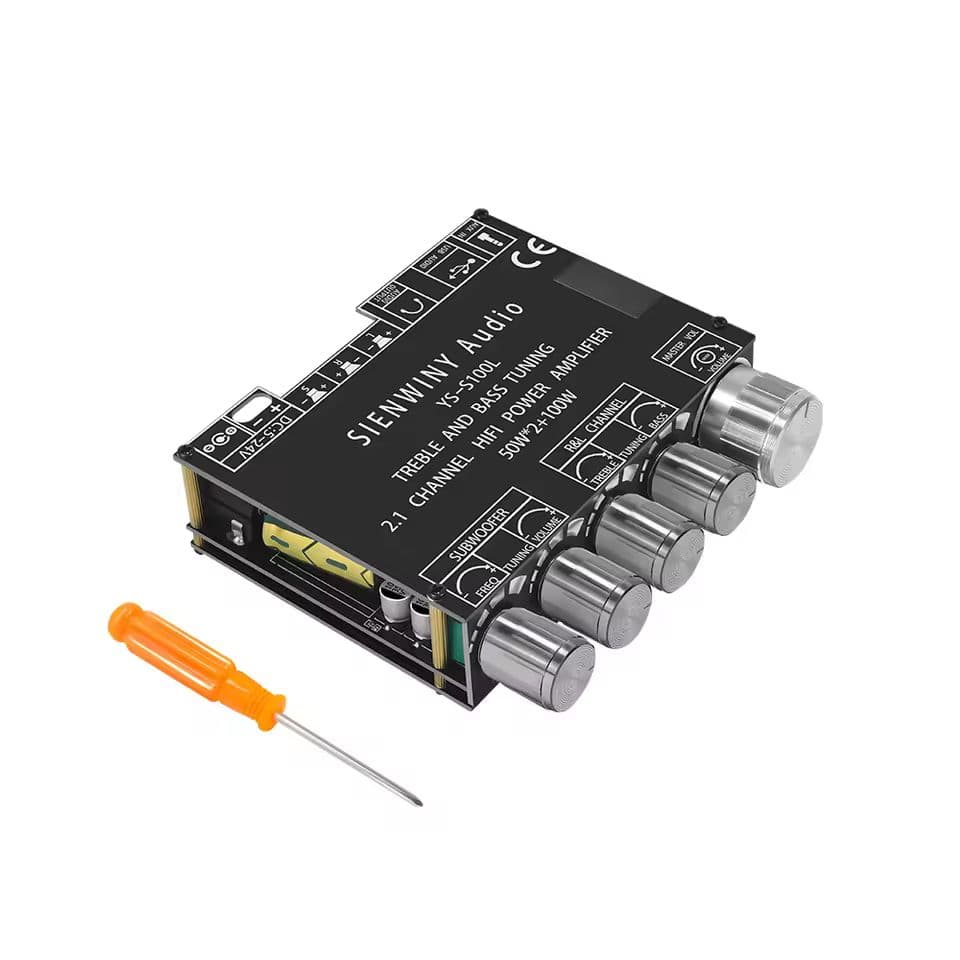 آمپلی فایر بلوتوث دار XY-S100L_2*50W+100W